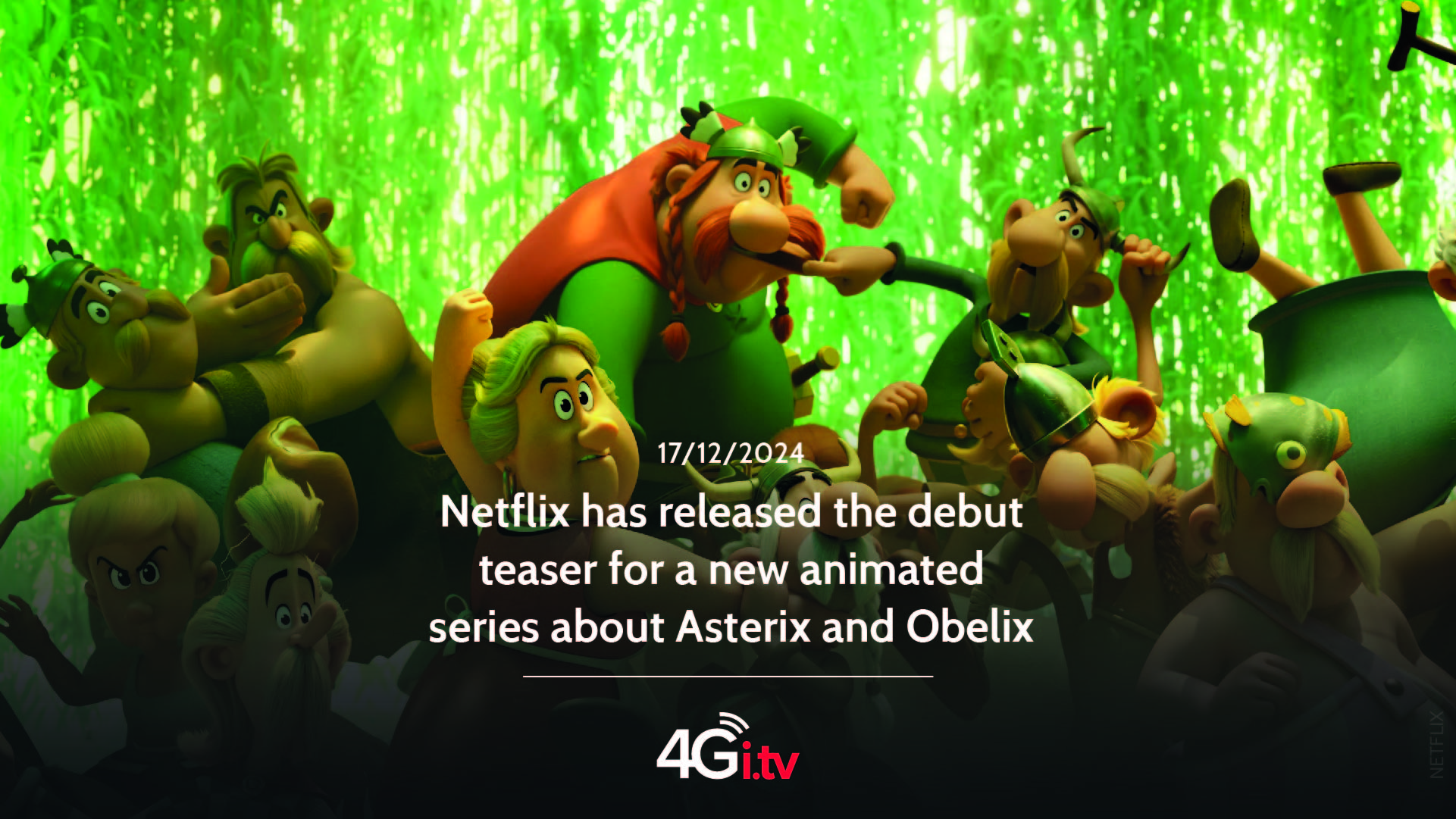 Lesen Sie mehr über den Artikel Netflix has released the debut teaser for a new animated series about Asterix and Obelix