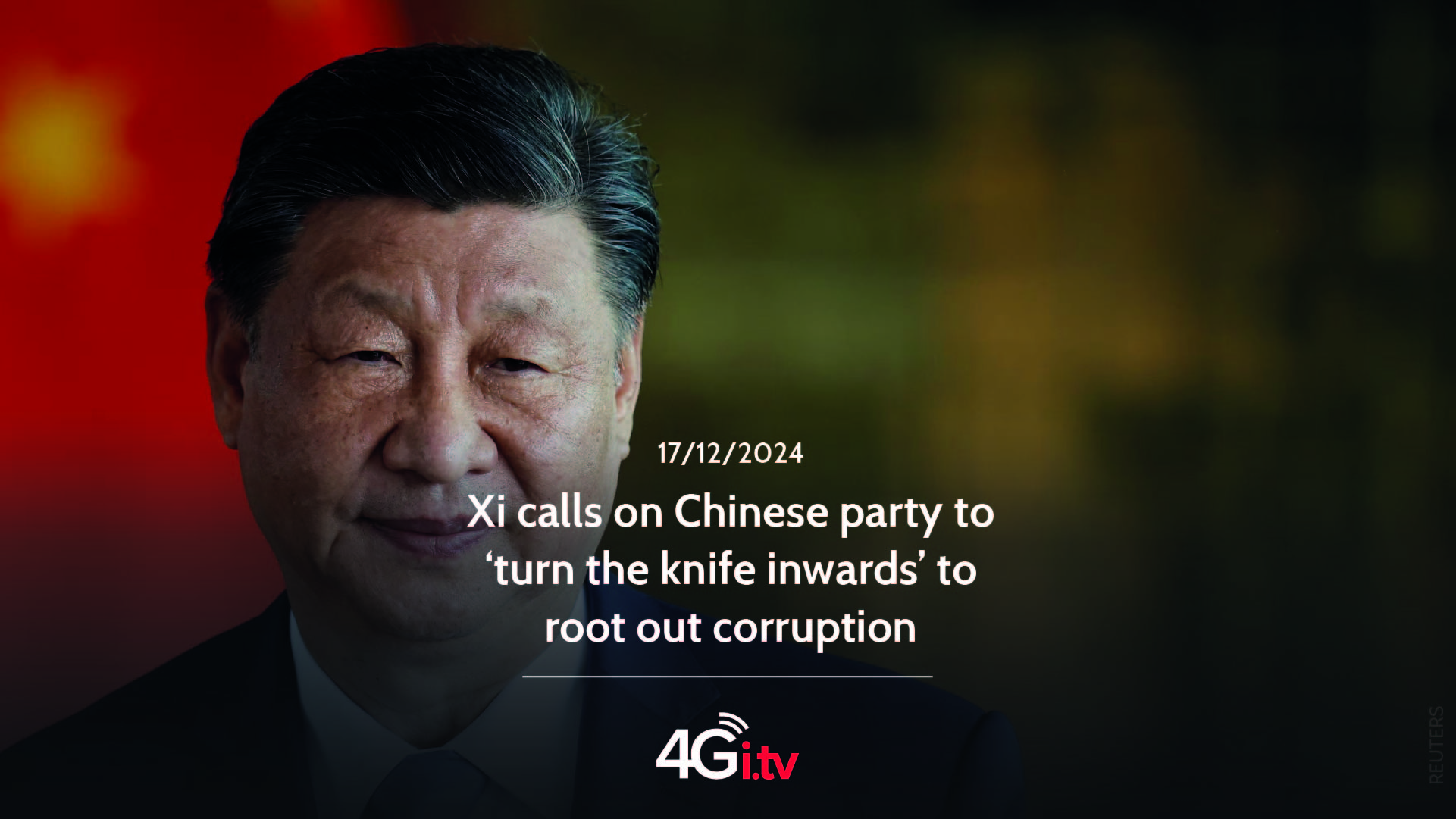 Lesen Sie mehr über den Artikel Xi calls on Chinese party to ‘turn the knife inwards’ to root out corruption