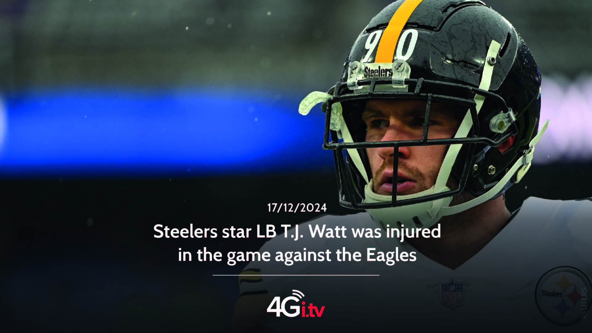 Lesen Sie mehr über den Artikel Steelers star LB T.J. Watt was injured in the game against the Eagles